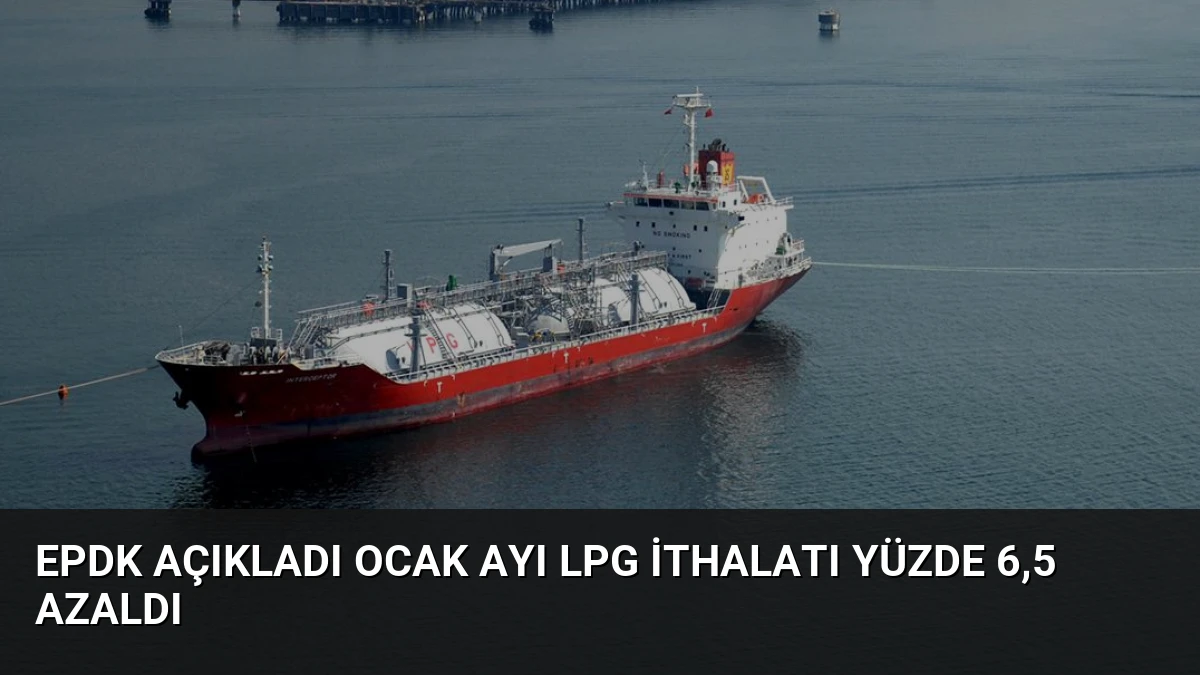 EPDK Açıkladı Ocak Ayı LPG İthalatı Yüzde 6,5 Azaldı