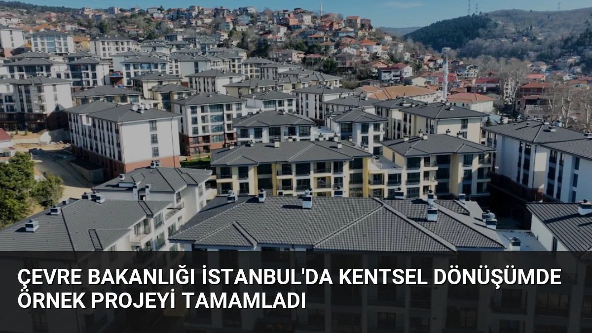 Çevre Bakanlığı İstanbul’da Kentsel Dönüşümde Örnek Projeyi Tamamladı