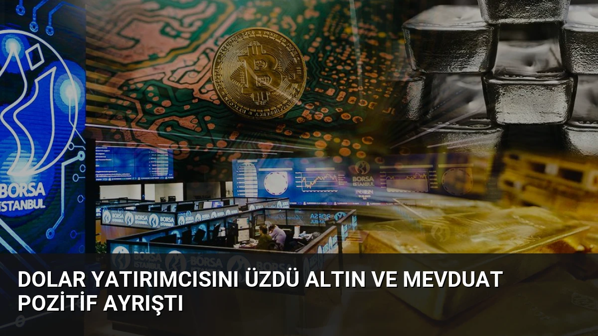 Dolar Yatırımcısını Üzdü Altın ve Mevduat Pozitif Ayrıştı