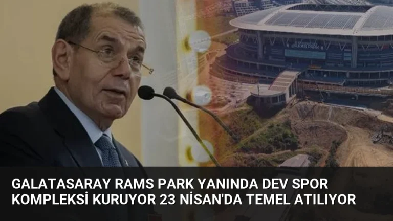 Galatasaray Rams Park Yanında Dev Spor Kompleksi Kuruyor 23 Nisan’da Temel Atılıyor