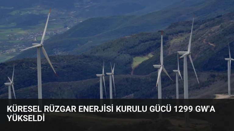 Küresel Rüzgar Enerjisi Kurulu Gücü 1299 GW’a Yükseldi