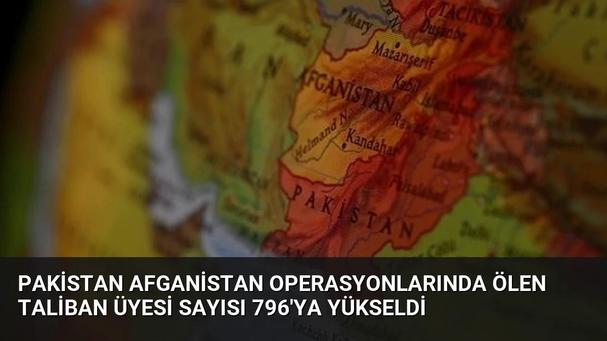 Pakistan Afganistan Operasyonlarında Ölen Taliban Üyesi Sayısı 796’ya Yükseldi