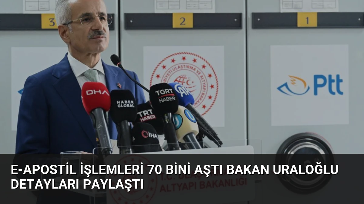 E-Apostil İşlemleri 70 Bini Aştı Bakan Uraloğlu Detayları Paylaştı