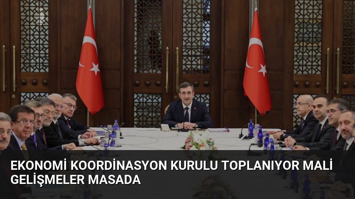 Ekonomi Koordinasyon Kurulu Toplanıyor Mali Gelişmeler Masada