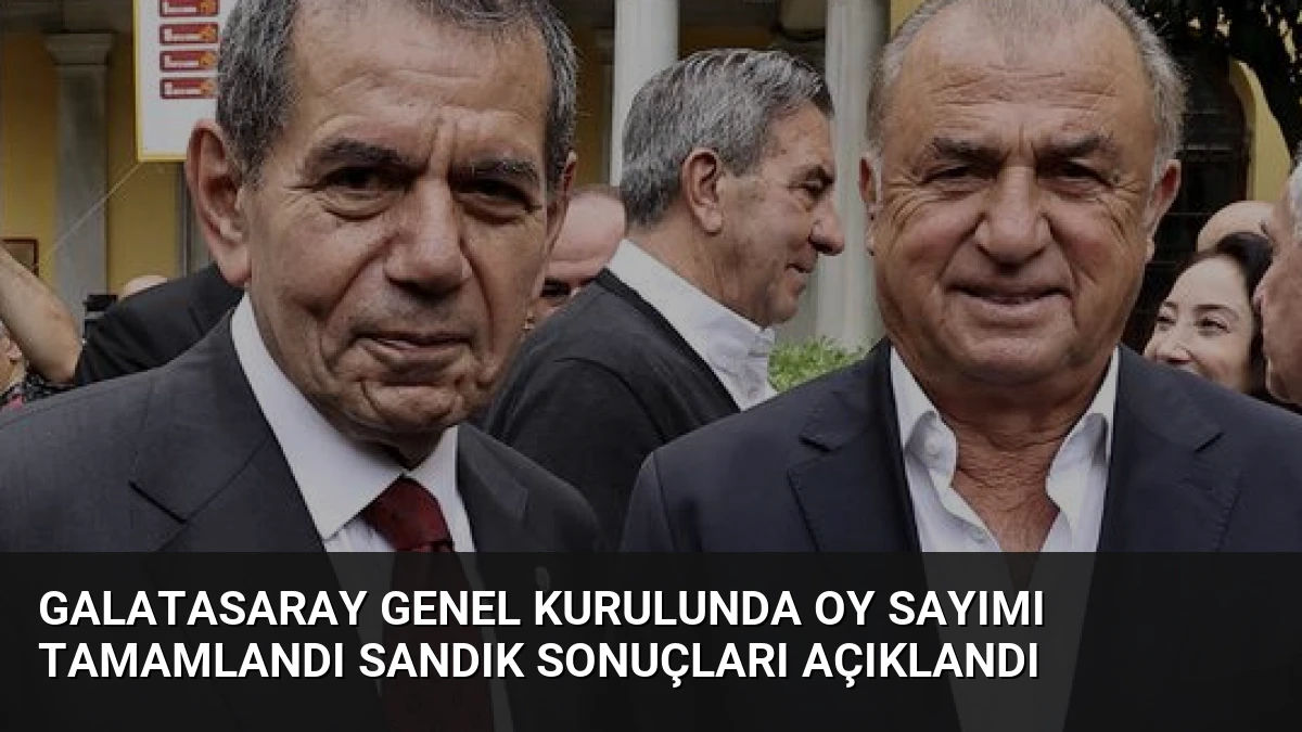 Galatasaray Genel Kurulunda Oy Sayımı Tamamlandı Sandık Sonuçları Açıklandı