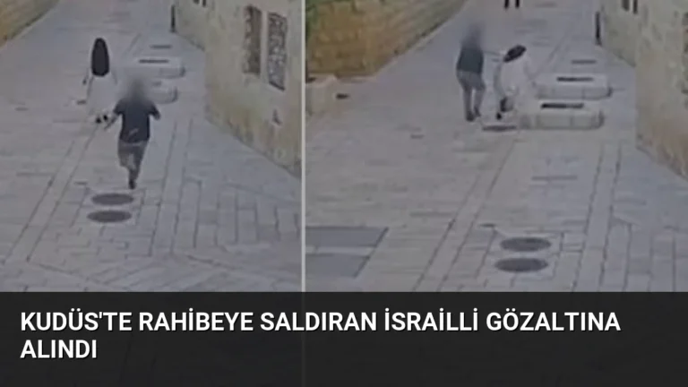 Kudüs’te Rahibeye Saldıran İsrailli Gözaltına Alındı