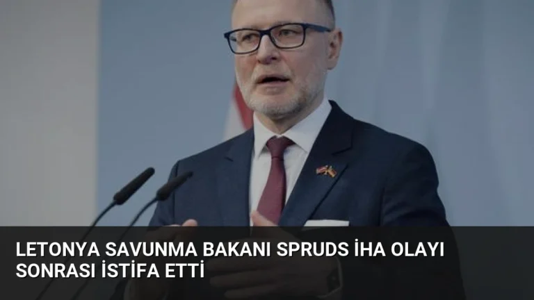 Letonya Savunma Bakanı Spruds İHA Olayı Sonrası İstifa Etti