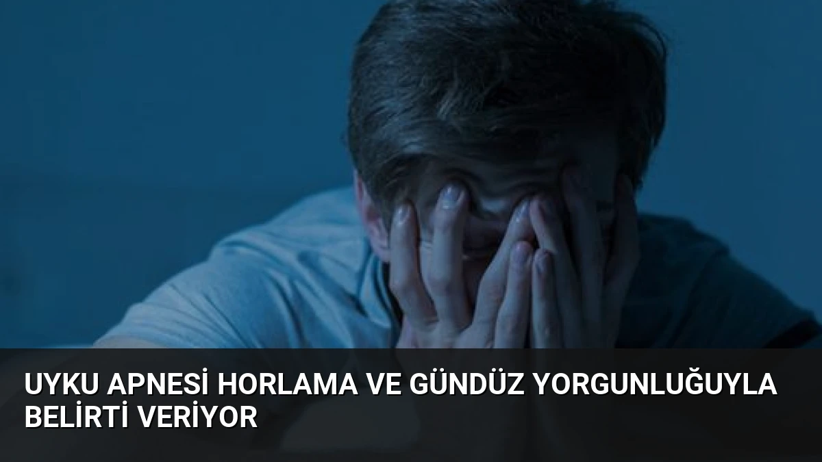 Uyku Apnesi Horlama ve Gündüz Yorgunluğuyla Belirti Veriyor