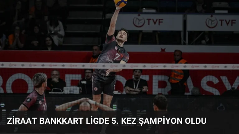 Ziraat Bankkart Ligde 5. Kez Şampiyon Oldu