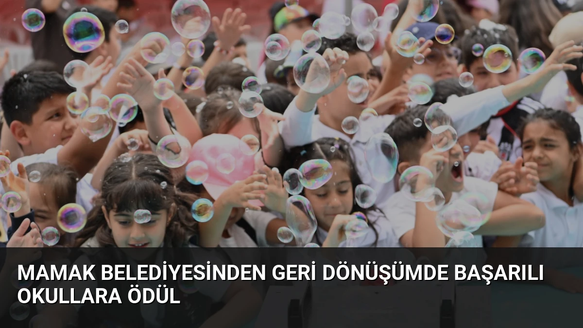 Mamak Belediyesinden Geri Dönüşümde Başarılı Okullara Ödül