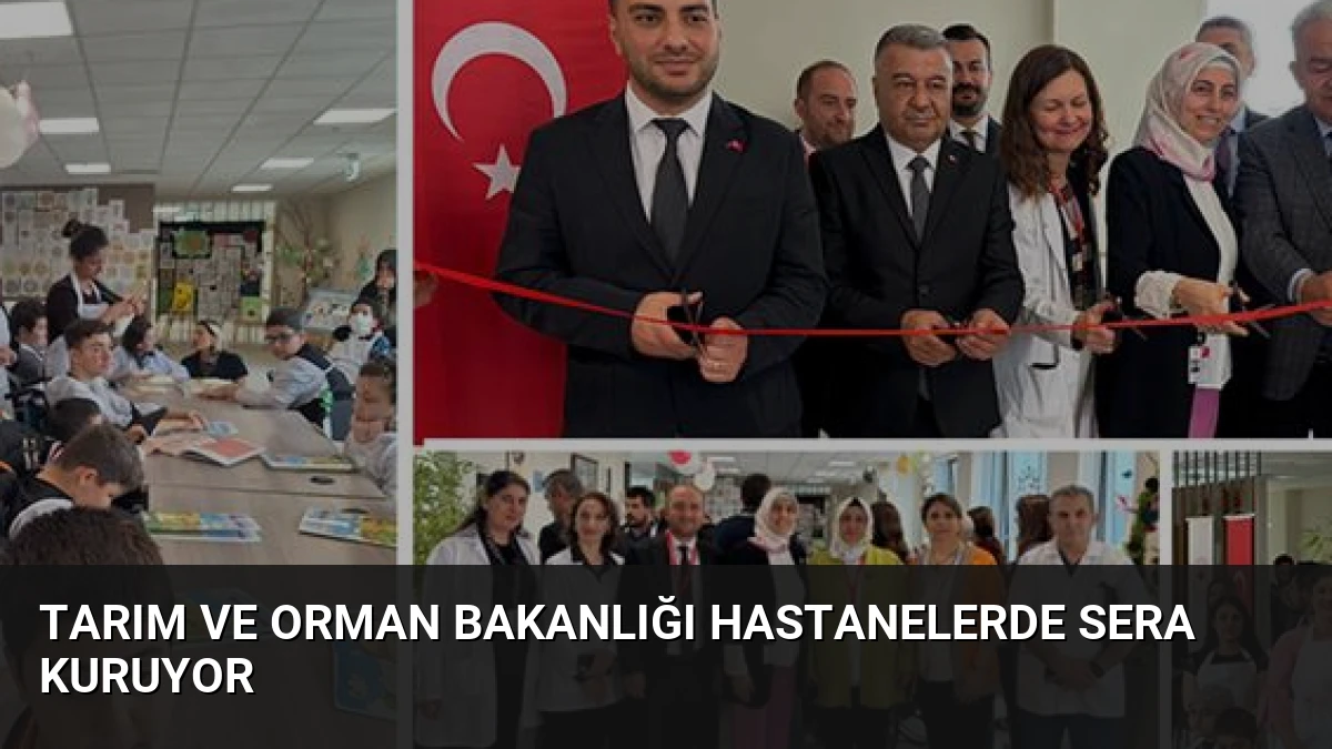 Tarım ve Orman Bakanlığı hastanelerde sera kuruyor