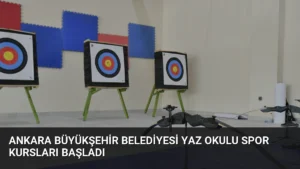 Ankara Büyükşehir Belediyesi Yaz Okulu Spor Kursları Başladı