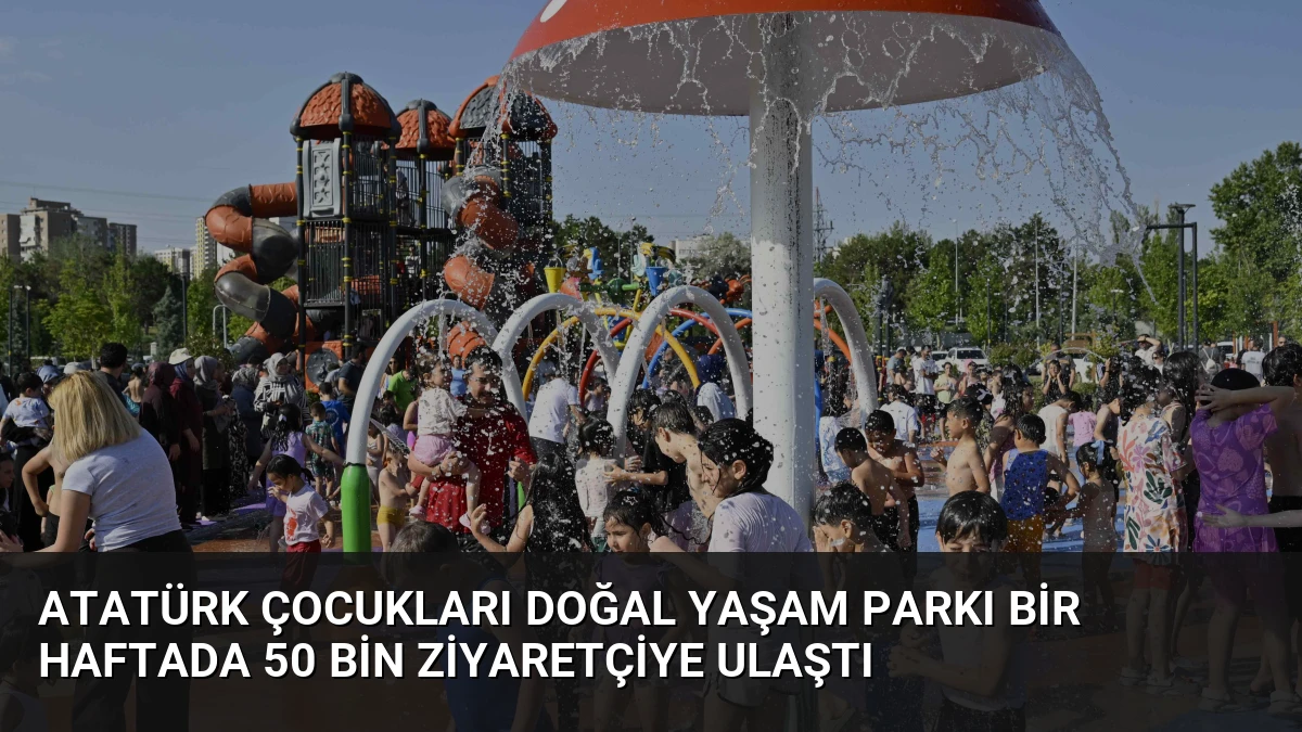 Atatürk Çocukları Doğal Yaşam Parkı Bir Haftada 50 Bin Ziyaretçiye Ulaştı