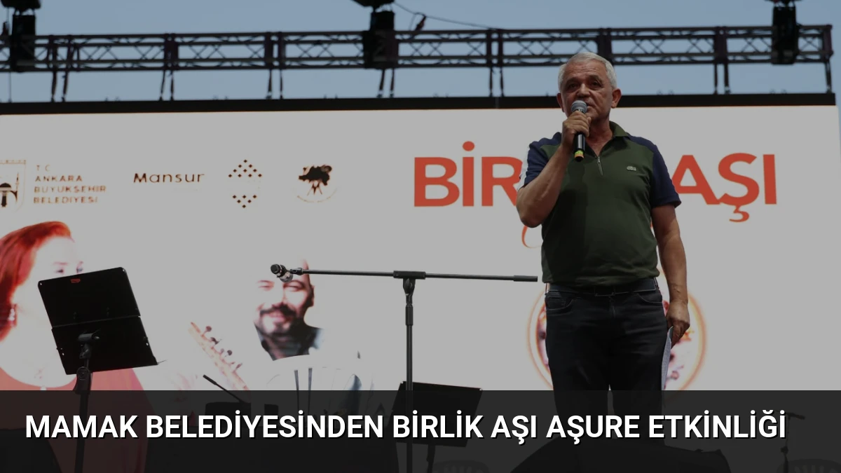 Mamak Belediyesinden Birlik Aşı Aşure Etkinliği