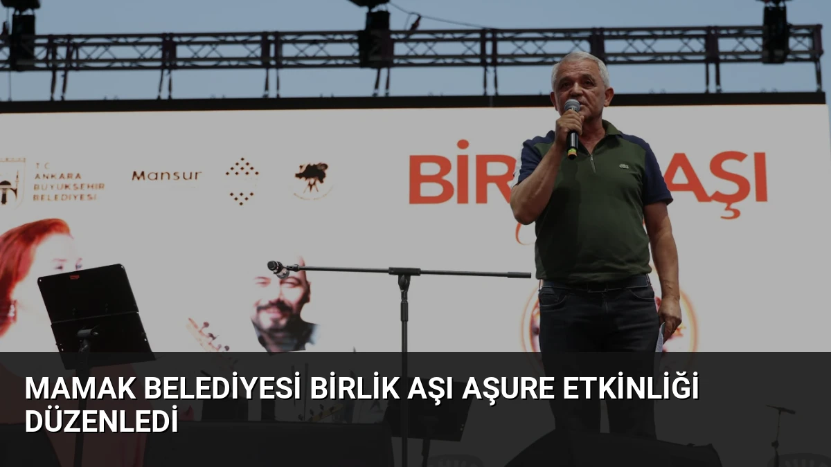 Mamak Belediyesi Birlik Aşı Aşure Etkinliği Düzenledi