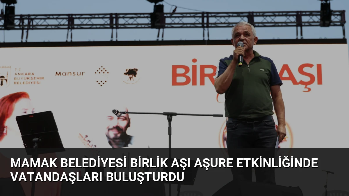 Mamak Belediyesi Birlik Aşı Aşure Etkinliğinde Vatandaşları Buluşturdu
