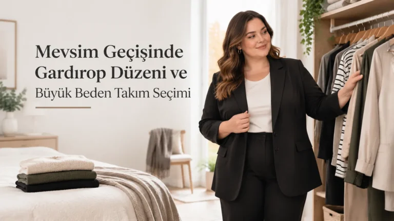 Mevsim Geçişinde Gardırop Düzeni ve Büyük Beden Takım Seçimi