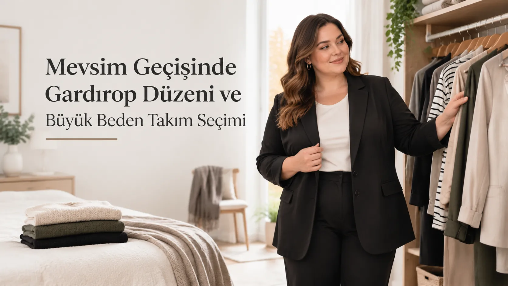 Mevsim Geçişinde Gardırop Düzeni ve Büyük Beden Takım Seçimi