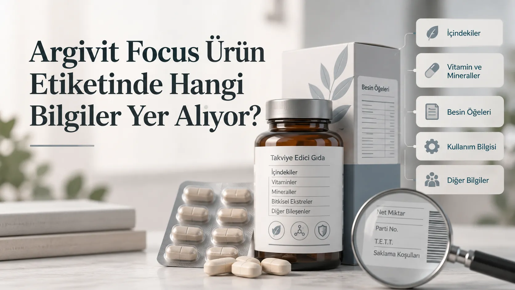 Argivit Focus Ürün Etiketinde Hangi Bilgiler Yer Alıyor?