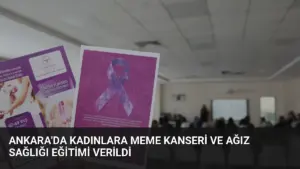 Ankara’da Kadınlara Meme Kanseri ve Ağız Sağlığı Eğitimi Verildi