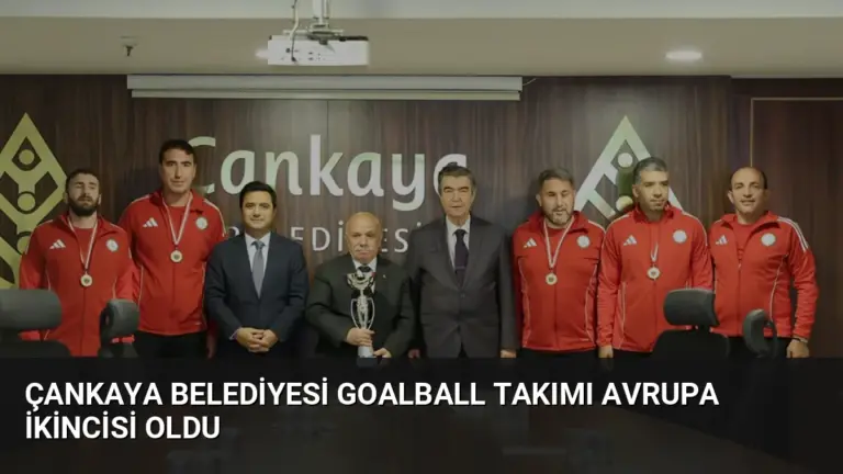 Çankaya Belediyesi Goalball Takımı Avrupa İkincisi Oldu