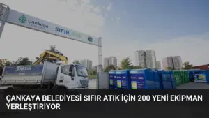 Çankaya Belediyesi Sıfır Atık İçin 200 Yeni Ekipman Yerleştiriyor