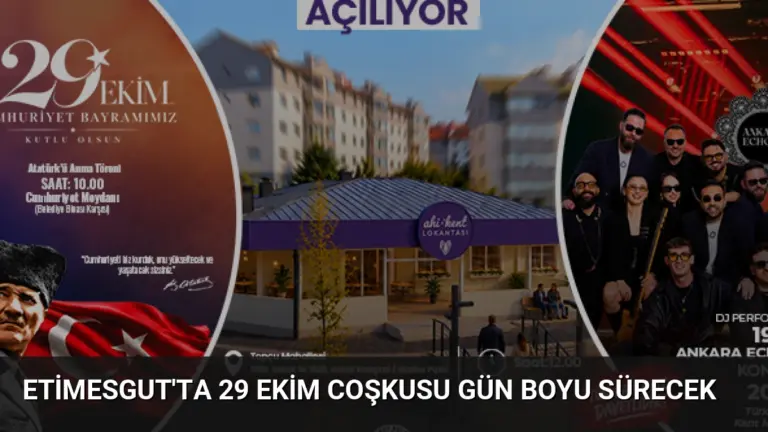 Etimesgut'ta 29 Ekim Coşkusu Gün Boyu Sürecek